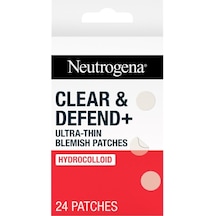Neutrogena Clear & Defend Ultra Thin Blemish Patch Akne Ve Sivilce Bandı 24'lü