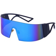 Ww Yeni Açık Hava Bisiklet Sporları Büyük Çerçeve Güneş Gözlüğü-deniz Mavisi