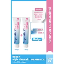 Bepanthol Baby Pişik Önleyici Merhem 100gr 2'li Paket & 3 Adet 20gr Pişik Önleyici Merhem Hediye