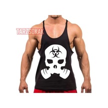 Tarzsokak Gym Tank Top Fitness Sporcu Atleti Gym129 Siyah