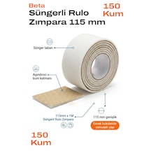 150 Kum 115 Mm Süngerli Rulo Zımpara 1 Metre Esnek Yumuşak Tabanlı
