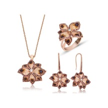 Gümüş Menekşe Çiçeği Kadın Set (551168040)