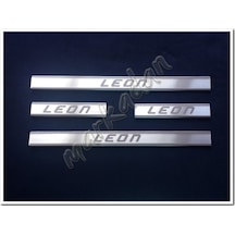 Markadan Seat Leon Krom Kapı Eşiği 2012-2019 4 Parça Paslanmaz  Çe