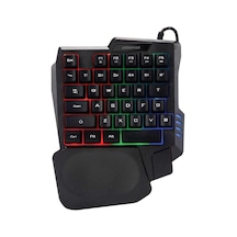 Polosmart PGS202 Kablolu RGB Mini Oyuncu Klavye