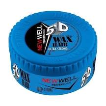 New Well 5D Ultra Strong Wax Mavi 150 ML