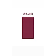 Lüks Garson Katlama Peçete Bordo 250'li 33 x 33 CM