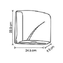 Vialli Z Katlı Kağıt Havlu Dispenseri Max 22 Cm 200 Ad Beyaz K2 4 Renk