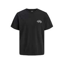 Erkek Gögüs Logo Baskili Tisört - Nantucket Black