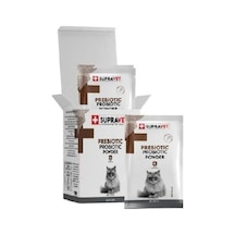 Supravet Bağışıklık Güçlendirici Kediler İçin Toz Probiyotik ve Prebiyotik Takviyesi 30 x 10 G