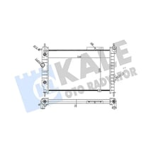 Kale 356995 Motor Radyatoru 1300111 1300132 52456308