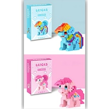 Brıcks My Little Pony Rainbow Dash & Pinkie Pie İkili Yapı Blokla