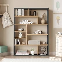 Robin Home Felix Kitaplık 124cm Sepet-antrasit
