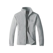 Genius Store Unisex Polar Tam Fermuarlı Outdoor Polar Ceket Tactical Polar Kadın-erkek Polar Renkli-tam Gri