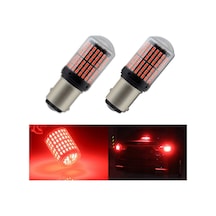 93 Tek Duy Led Pr21W Ba15S 144 Ledli Kırmızı
