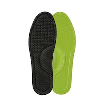 Siyah 1 Çift Yumuşak Bellek Köpük Tabanlık Ayakkabı Erkek Kadın Deodorantı Absorbe-ter Masajı Spor Astarı Ayak Ayakkabı Tabanı Koşu 45-46