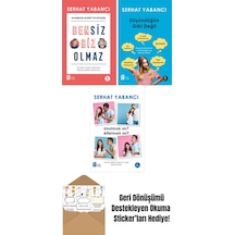Serhat Yabancı 3 Kita Set / Bensiz Biz Olmaz - Düşündüğün Gibi Değil + Okuma Sticker'ları