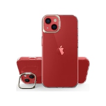 Apple Uyumlu iPhone 14 Plus Kilif Lens Koruma Çerçeve Standli Kapak 555318434