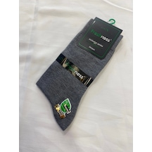 Freshness 1010 Erkek Bambu Soket Çorap Gri