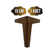 Serçe Düz 15cm Plastik Ayak Mobilya Masa Ve Dolap Ayağı 15cm Ahşap Rengi 1 Adet Ahşap Rengi