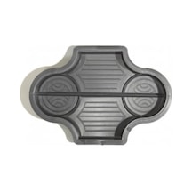 Plastik Parke Taşı Kalıbı Tekli Barok 2 Yatay 1/2 4,5 Cm (10Ad)