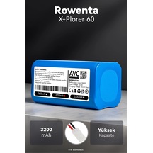 Rowenta X-plorer 60 3200mah Robot Süpürge Bataryası G.g
