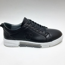 HİDAYET ÖZEL HAKİKİ DERİ BAĞCIKLI SİYAH ERKEK AYAKKABI C-9117720 Siyah