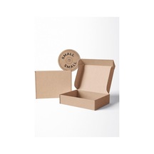 Kilitli E-ticaret Kargo Kutusu Kraft 38x26x7 Cm - 25 Adet 1