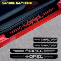 Opel Frontera Karbon Kapı Eşiği Oto Sticker 4 Adet