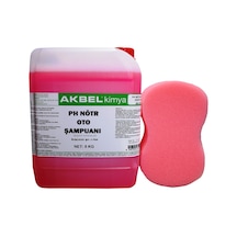Akbel Ph Nötr Oto Şampuanı 5 Kg Çiçek Kokulu Yıkama Süngeri