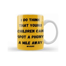 Mr Fred Rogers Quotes Vintage Retro Style Art Kupa Bardak Porselen No13160 Karışık