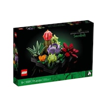 LEGO® Botanicals Sukulentler 10309  – Yetiskinler için 9 Bitki ve Saksi Içeren Dekoratif Yapay Çiçek Modeli Yapim Seti (771 Parça)