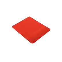 Newdaki Kırmızı Dikdörtgen Bilgisiyar Notebook Bileklik Destekli Ergonomik Optik Mousepad 19x23 cm