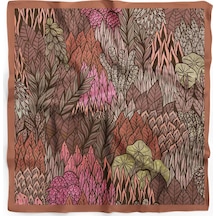 Kızıl Vadi Desen 55x55cm Bandana/fular Çok Renkli