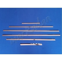 Audi 3 Hb Krom Cam Çıtası 2005-2012 6 Parça Paslanmaz  Çelik