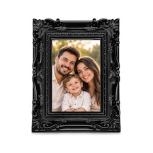 Dekoratif Barok Fotoğraf Çerçevesi 10x15 Cm Fotoğraf Uyumlu, Klasik Çerçeve, Masaüstü Ve Duvar Kullanımı