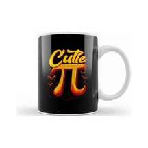 Cute & Funny Cutie Pi Math Pie Butterfly Math Pun Kupa Bardak Porselen No6236 Karışık