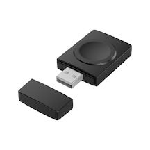 iOs Watch Uyumlu Serisi İçin S02 Usb Magnicy iOs Watch Uyumlu Kart Okuyucu İşlevi İle Kablosuz Şarj Cihazı Siyah