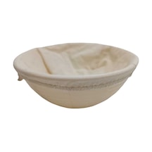 Hamur Mayalama Sepeti Bezi Yuvarlak 22 Cm Gümüş