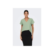 Jdylion Life S/s Top Wvn Noos Kadın Bluz 15249287 Yeşil