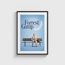 Forrest Gump 1994 Film Posteri Tablo Çerçeveli Poster Duvar Dekorasyonu Siyah Çerçeveli Tablo Siyah Çerçeveli Tablo Dn11d278sıyah