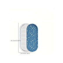 Büyük Oval Tabanlık Silikon Kalıp S884