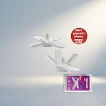 Yapraklı Pervane Modeli Beyaz Led Lamba 40w E27 Ampul Diğer