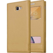Samsung Galaxy J5 Prime Uyumlu Pencereli Kapaklı Magnum Kılıf