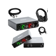 Midex Glx 700gr H Üst Segment Usb Stüdyo Ses Kartı 2 Giriş 2 Çıkış 24bit/192khz Kulaklık Ve Kablo Dahil
