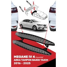 Megane 4 Iv Uyumlu Arka Tampon Bandı Takım 850768508r-850760115r
