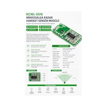Mikrodalga Radar Hareket Sensör Modülü - Rcwl-0516