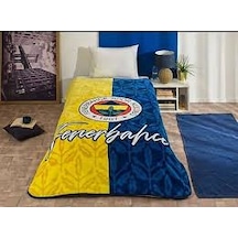 Taç Lisanlı Fenerbahçe Klasik Tek Kişilik Battaniye