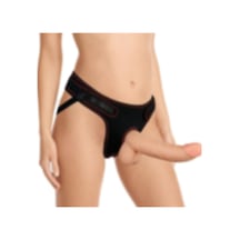 Lilitu Shop 21.5 CM Belden Bağlamalı İçi Dolu Strapon Dildo