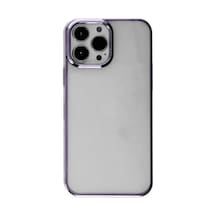 Apple İphone 13 Pro Max Kılıf Element Silikon - Mor 0.2M-Çok Renkli