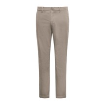 Calvin Klein Slım Refıned Cotton, Rak Bej Erkek Pantolon